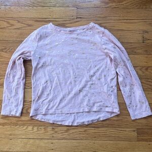 Gold and pink long sleeve softest t